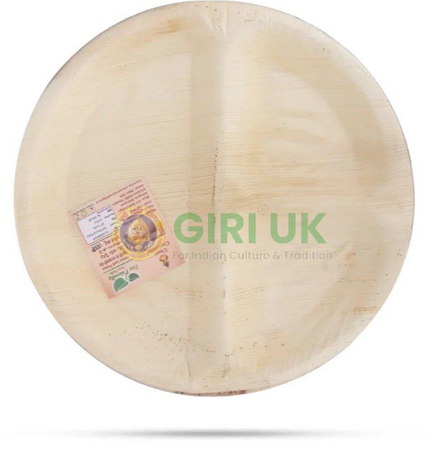 Areca Leaf Plate - 10 Pcs Set - 3CP Round - 10x10 Inch