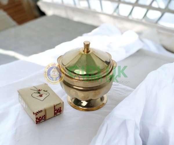 Brass Kumkum Pot