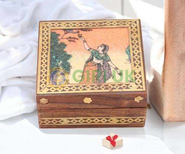 Shesham Jewellery box - 3x3 inch