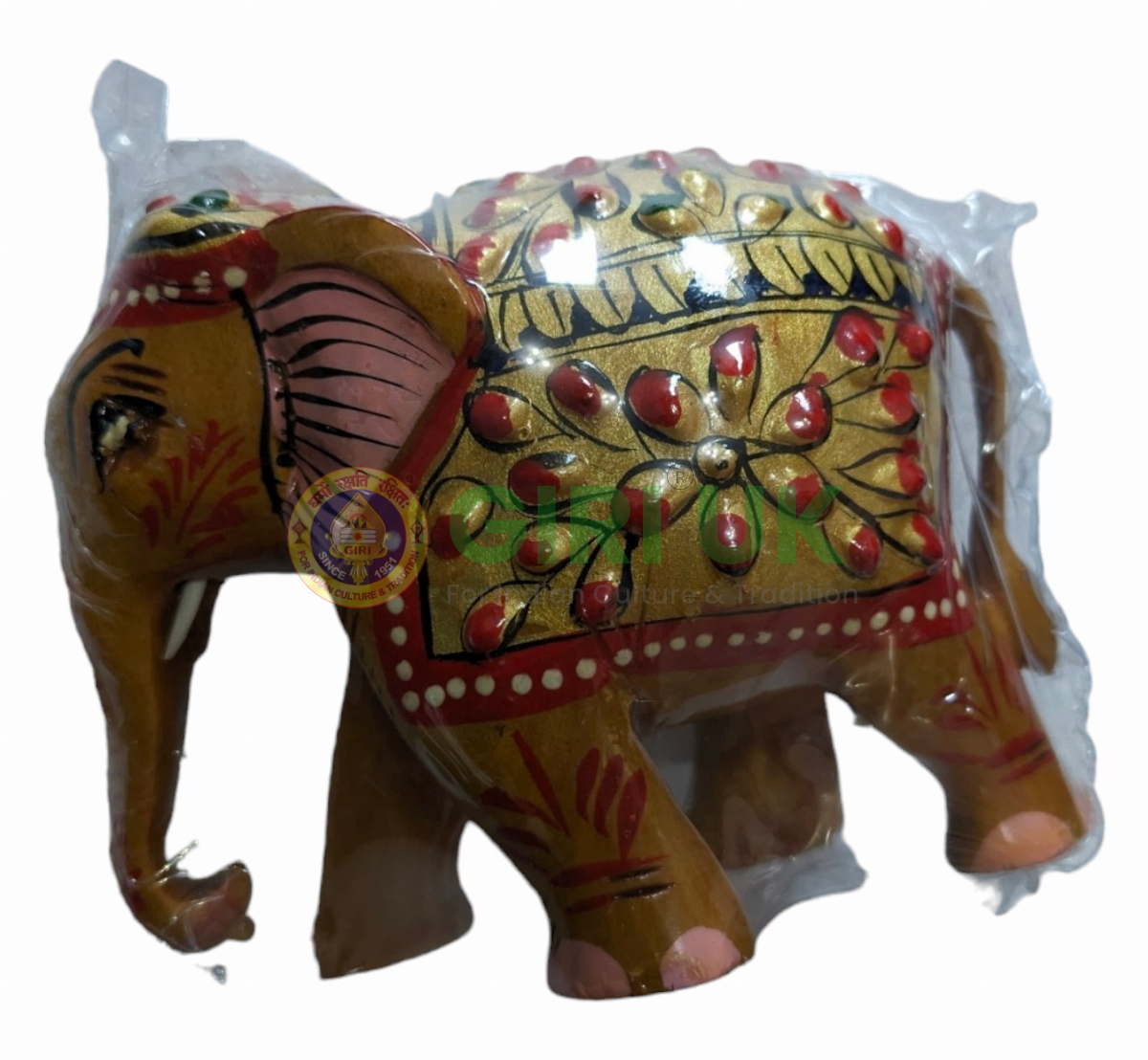 Decorative Wooden Elephant - 3 inch