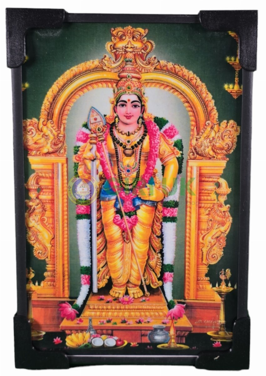 Lord Murugan Picture - 6 x 4 inch