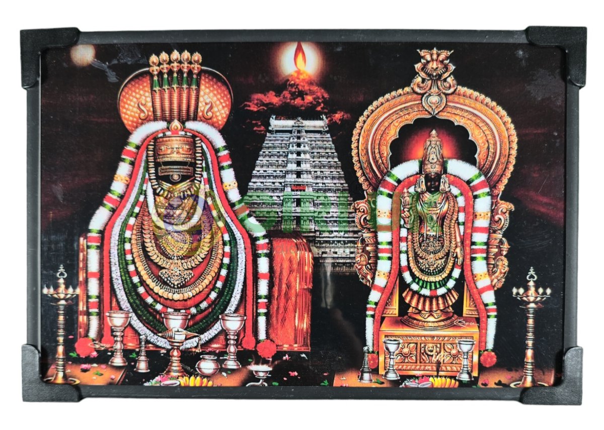 Arunachaleswarar Unnamalai Amman Picture - 9 x 7 inches
