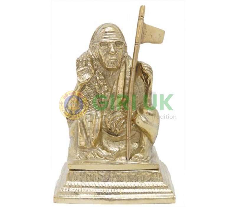 Brass Maha Periyava idol - 5 inch