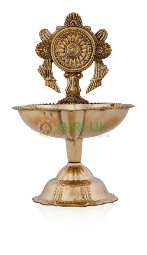 Chakra Lamp No 3 - Brass - 4.5 Inch - 130 Gms