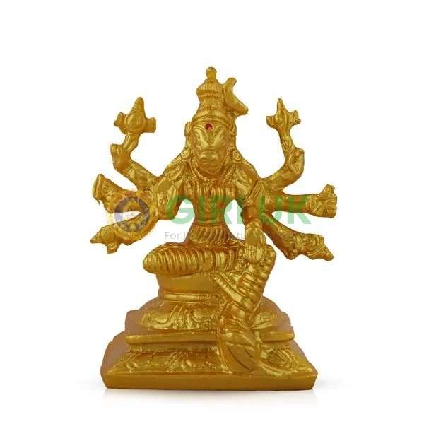 Brass Finish Varahi Idol
