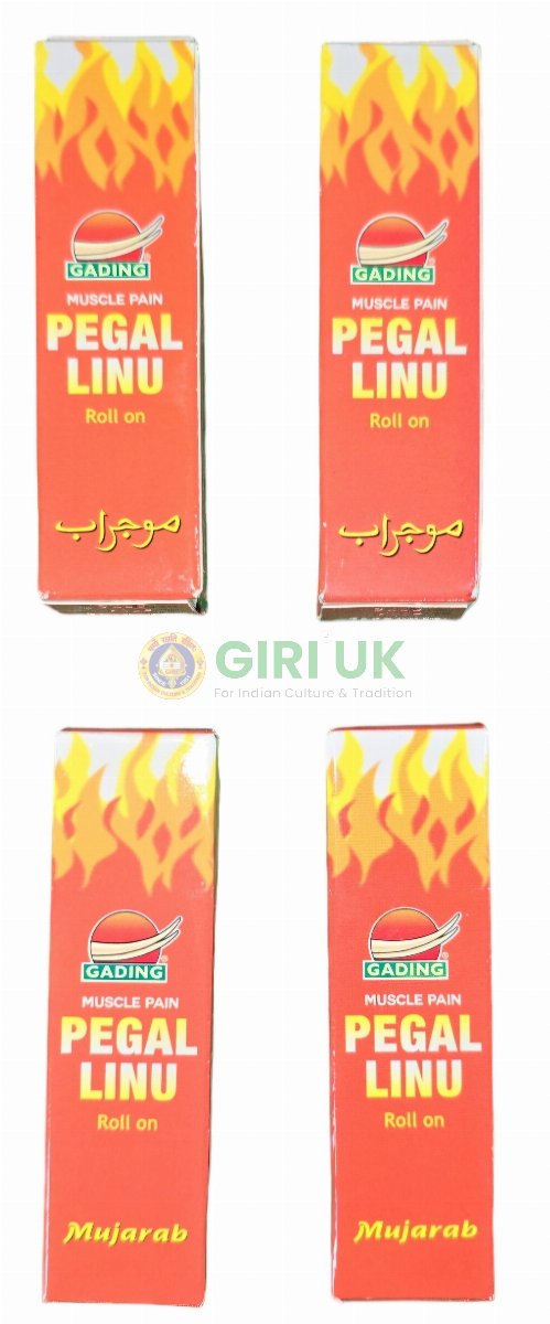GADING's Muscle Pain Pegal Linu Roll-On Oil 10ml-(Pack of 4)
