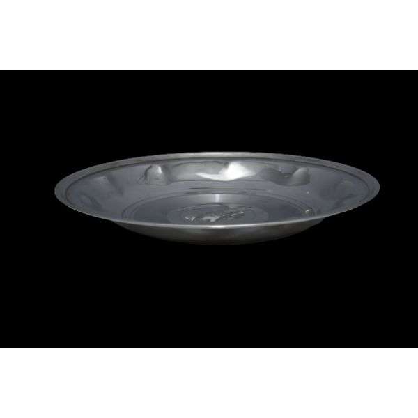 Stainless Steel Pooja Plate - 9 inch