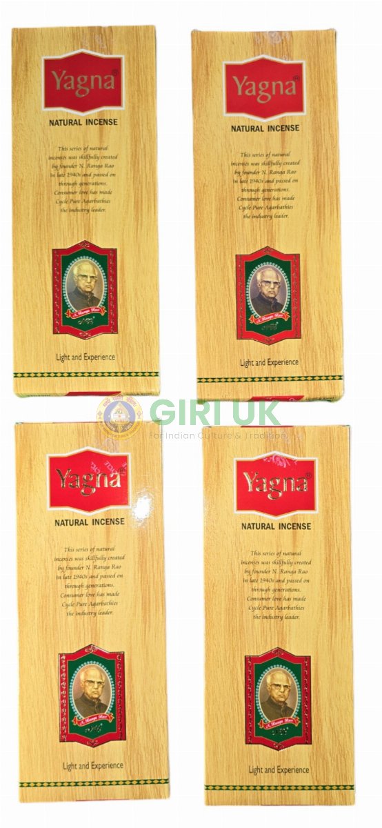 Cycle Yagna Incense Sticks (Agarbati) - 30pc-(Pack of 4)