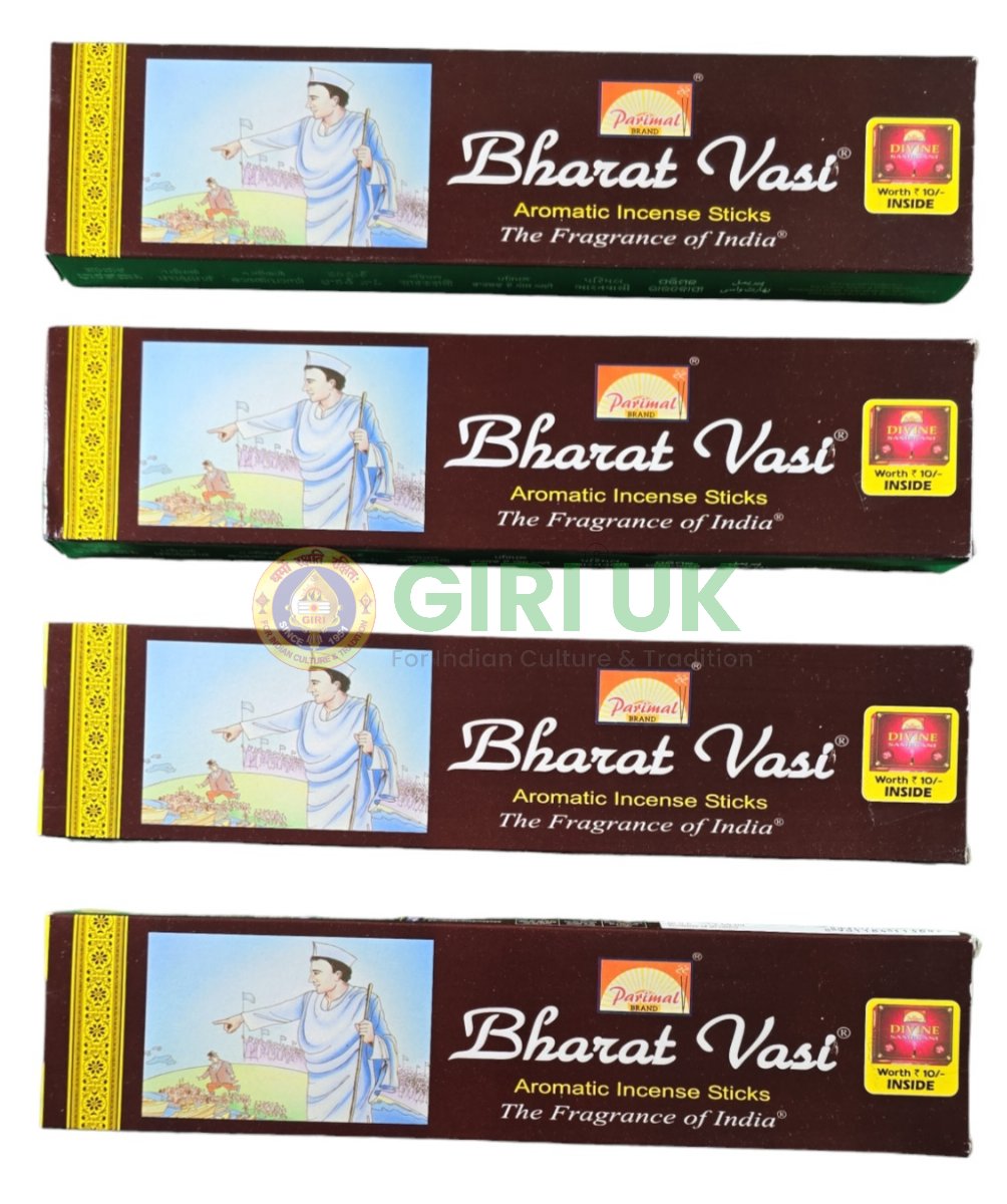Parimal - Bharat Vasi -Aromatic Incense Sticks 105 Gms-(Pack of 4)