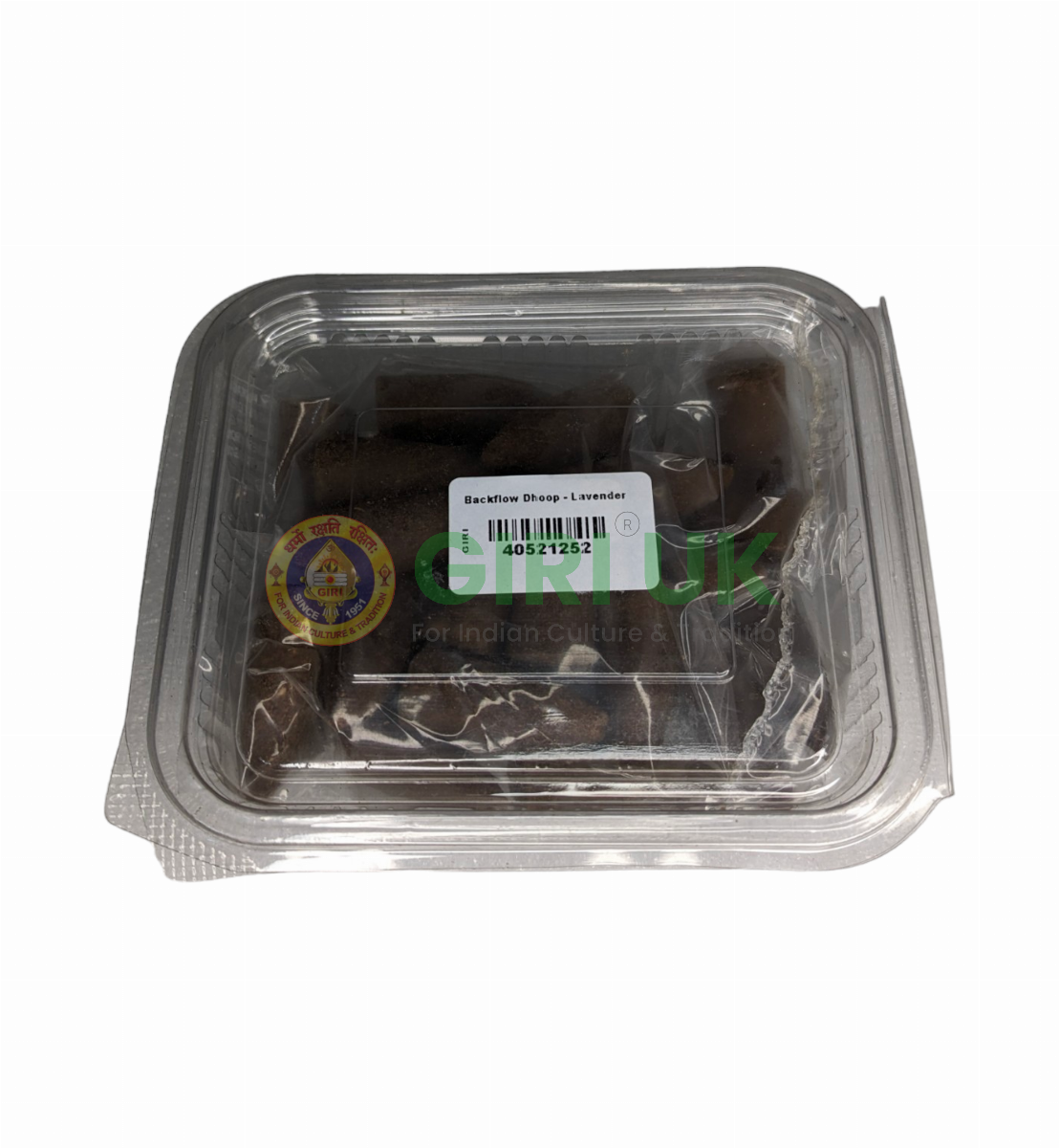 Backflow Lavender Incense (Dhoop)