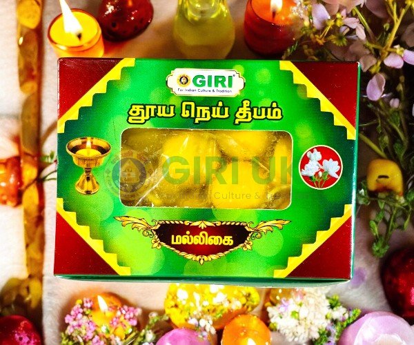 Ghee diya (lamps) - Jasmine - 20pc