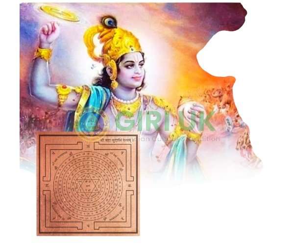 Sudarshan Yantra - 3 x 3 Inches
