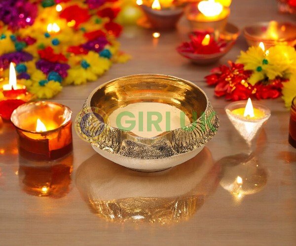 Brass Kubera Lakshmi Lamp -  115 gms
