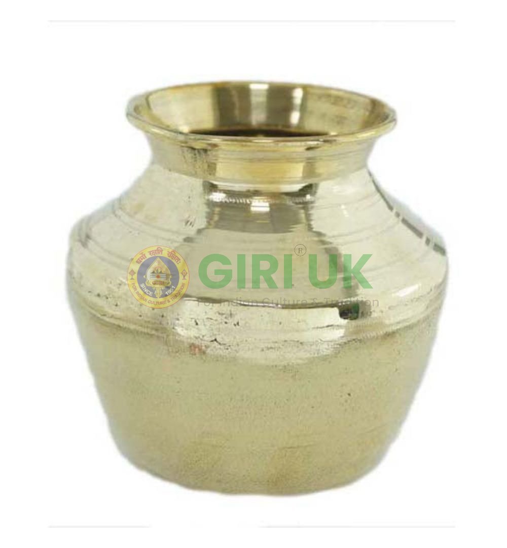 Brass Kalash (Chombu) - 6 inch