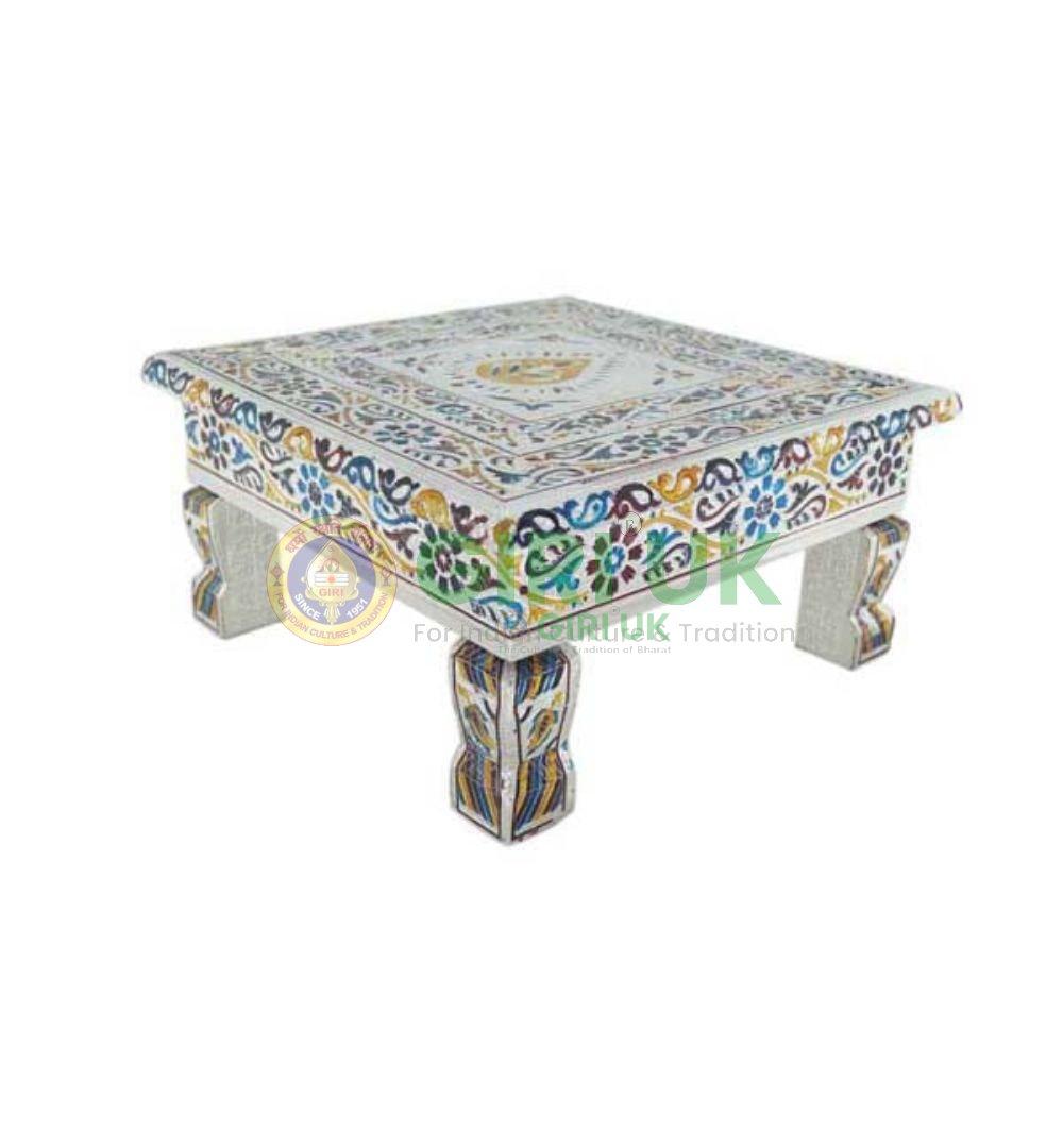 Golden Meenakari Chowki (Bajot)
