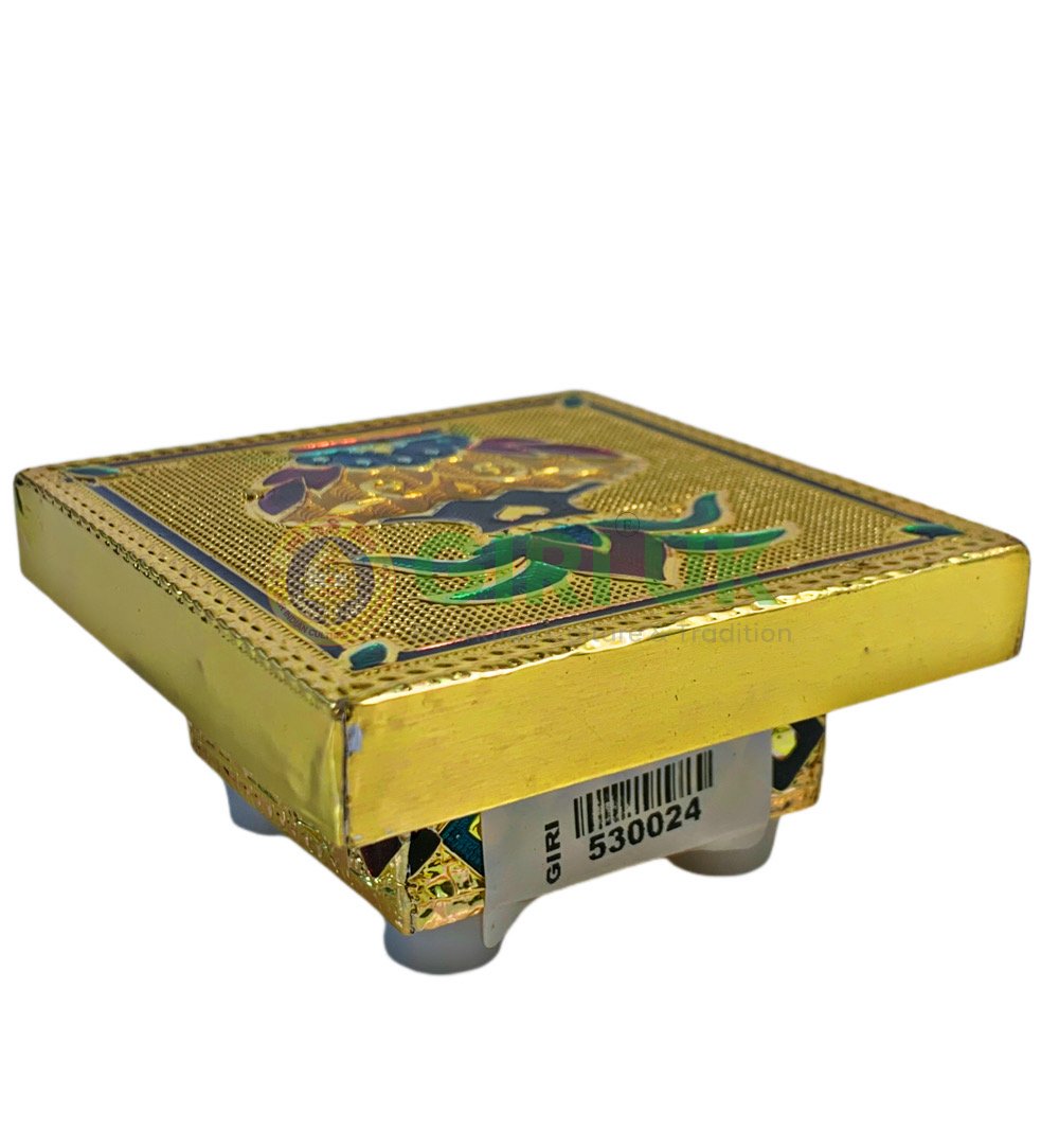 Meenakari Kalash design Chowki (Bajot)
