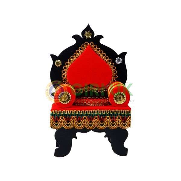 Velvet Fabric Simhasan 8 inch