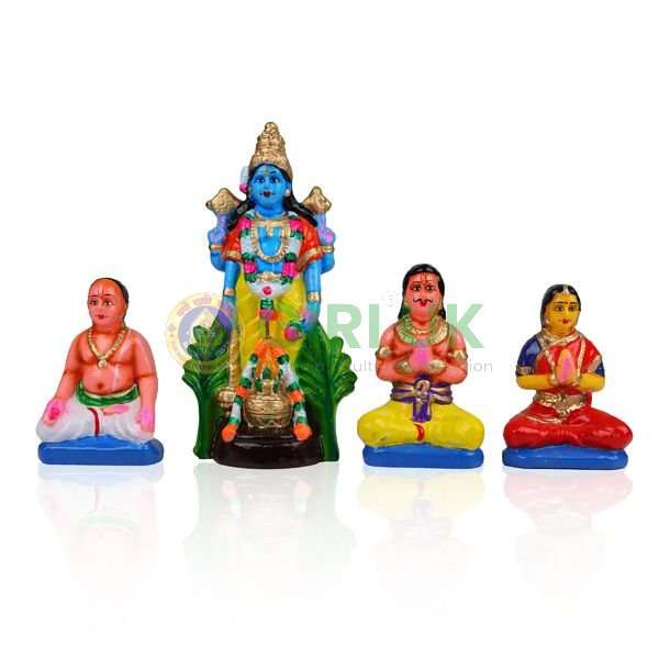 Sathyanarayana Pooja Set - 10 Inches - Clay