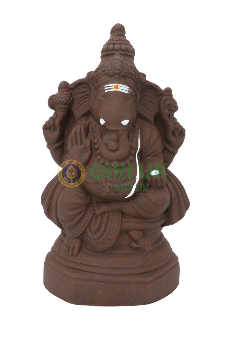 Ganapati Kamalar  - Clay - 10.5 Inch Right Trunk