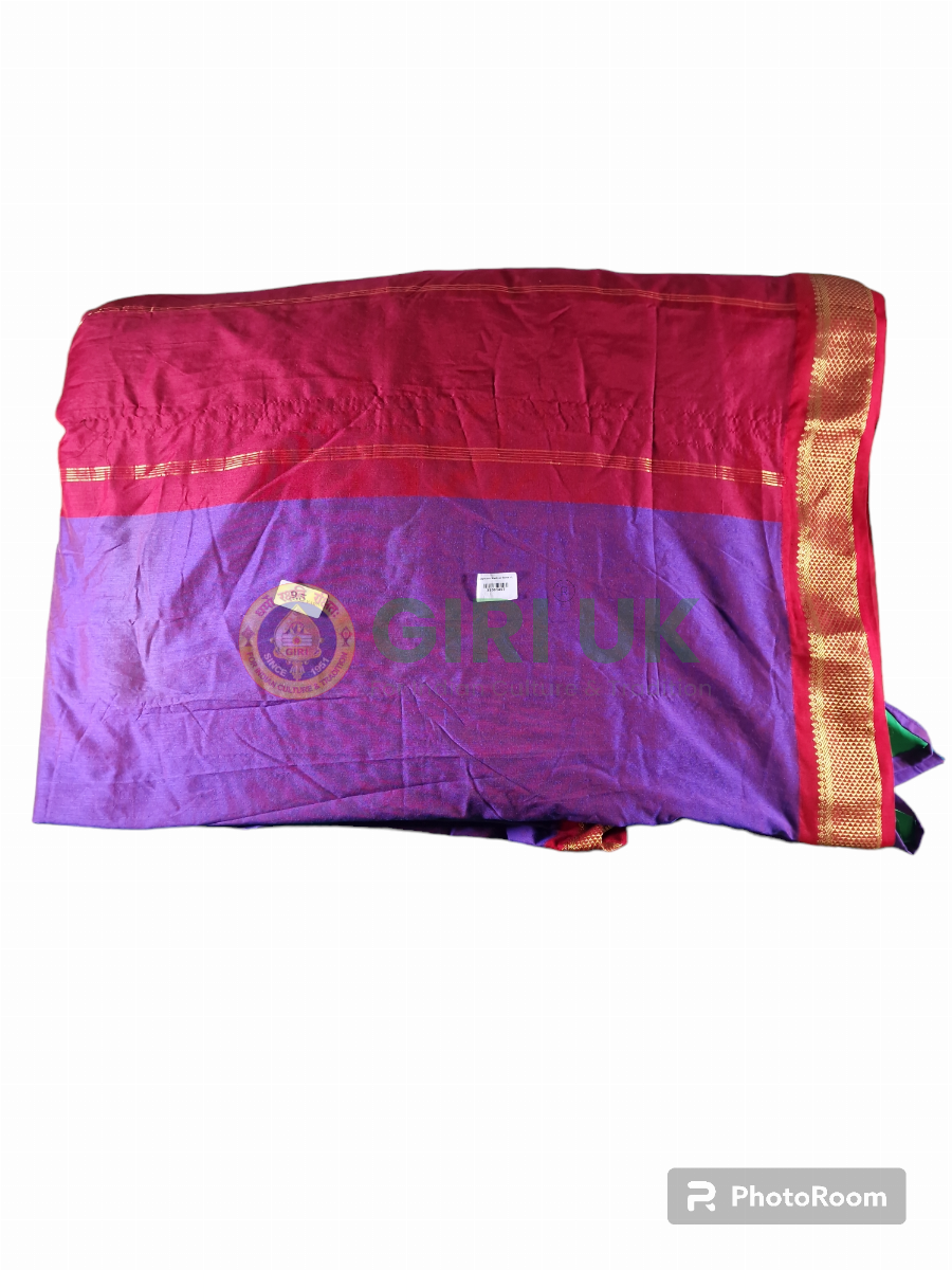 Readymade Madisar (9 yards saree) - Dark Violet