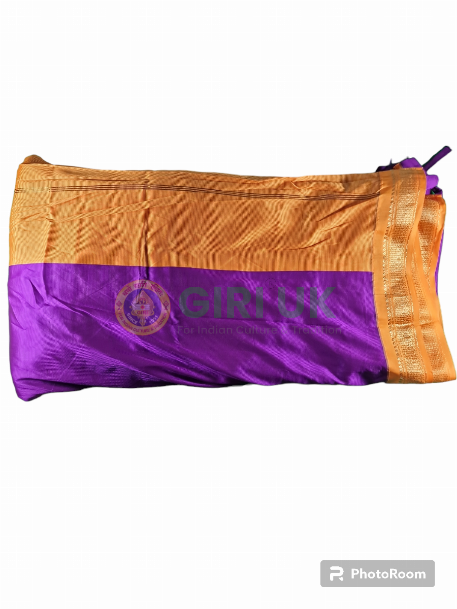 Readymade Madisar (9 yards saree) - Purple