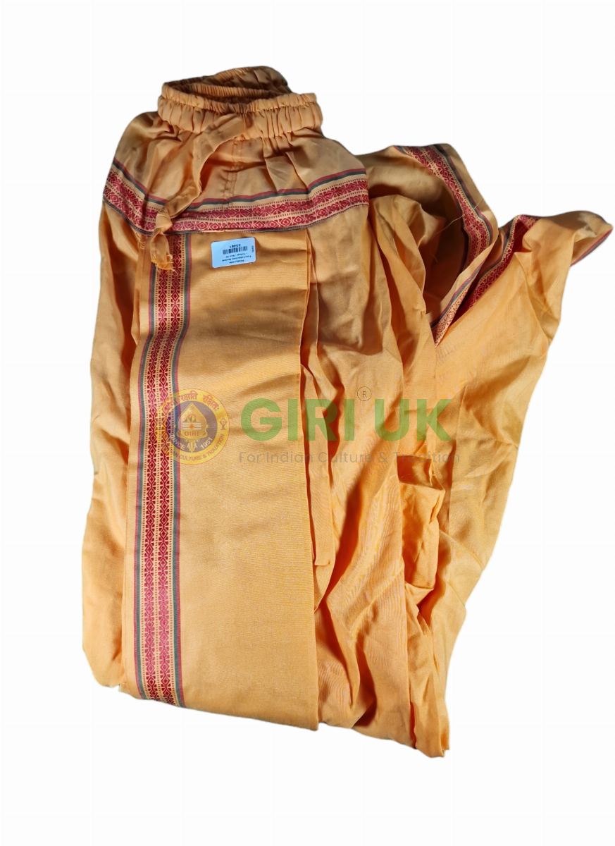 Readymade Cotton Panchakacham - Yellow